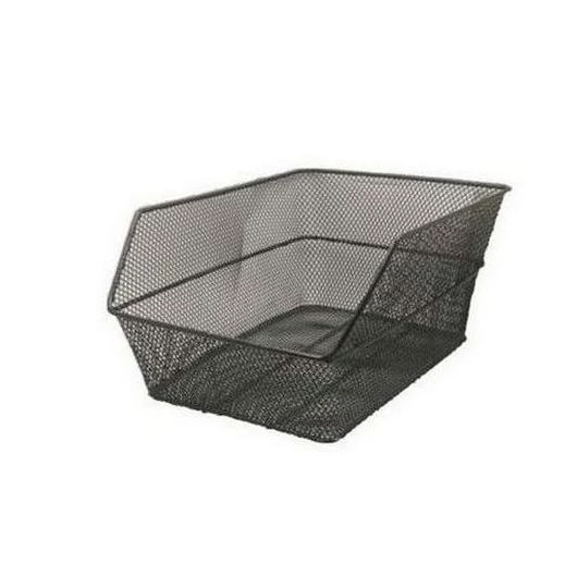 KOSÁR HÁTSÓ SŰRŰSZÖVÉSŰ NORMÁL - 39X29X19 CM + TARTOZÉK FEKETE KOSÁR