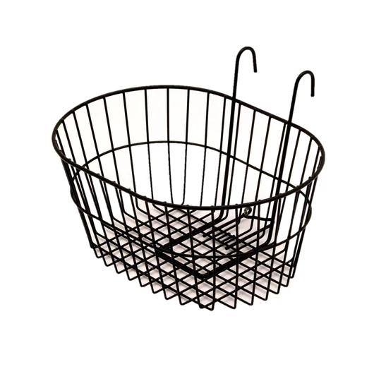KOSÁR ELSÖ OVÁLIS FEKETE KOSÁR