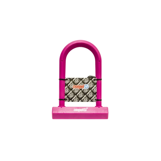 ZÁR U-LAKAT KULCSOS 14 X 186 X 260 MM SZILIKONOS - CSEPEL PINK LAKAT