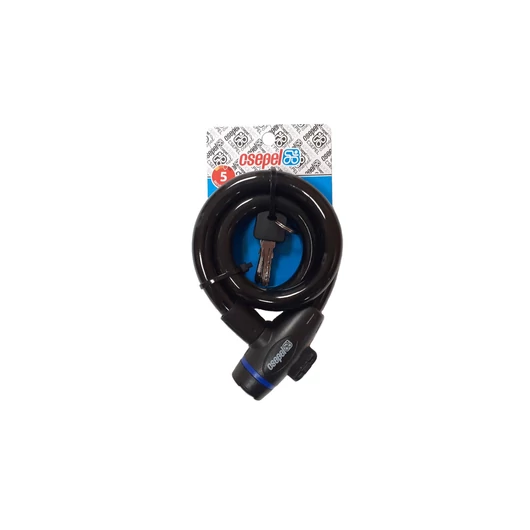 ZÁR KÁBEL KULCSOS 15 X  800 MM - CSEPEL FEKETE (15DB/DOBOZ) LAKAT