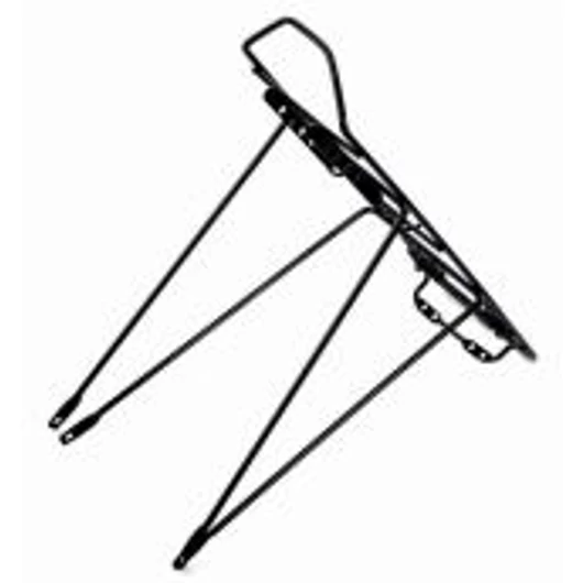CSOMAGTARTO 24" DUPLA P.LESZ.KER+180MM KENGY FEKETE H&M P. LESZ.KER+KENGY FEKETE H&M CSOMAGTARTÓ