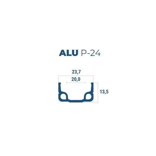 ABRONCS 12X1,75 ALU 16H SZIMPLAFALÚ BERETTA NATÚR FŰZÖTT KERÉK