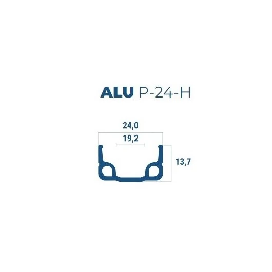 ABRONCS 28X1,75 ALU 36H SZIMPLAFALÚ BERETTA P-24-H NATÚR FŰZÖTT KERÉK