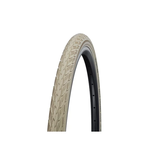 GUMIKÖPENY 28X1-1/2 (40-635) SCHWALBE DELTA CRUISER PLUS HS431 KRÉM REFLEXCSÍKOS KÜLSŐ GUMI