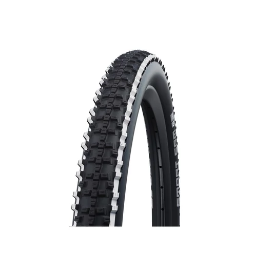 GUMIKÖPENY 26X2,25 (57-559) SCHWALBE SMART SAM HS476 FEHÉR CSÍKOS KÜLSŐ GUMI
