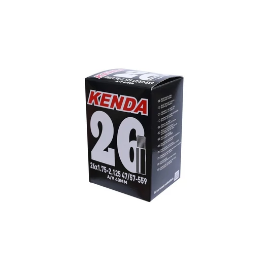 26X1,75-2,125 TÖM (47/57-559) KENDA AV - 40MM DOBOZOS TÖMLŐ