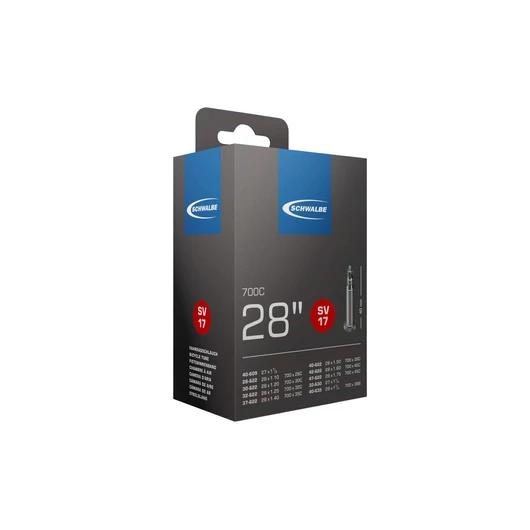 TÖM 700X28-45C (622/630/635) SCHWALBE SV17 - 40MM DOBOZOS TÖMLŐ