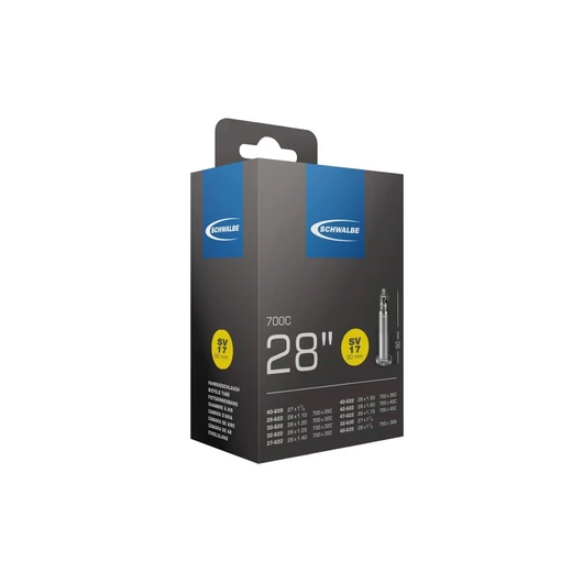 TÖM 700X28-45C (622/630/635) SCHWALBE SV17 - 50MM DOBOZOS TÖMLŐ