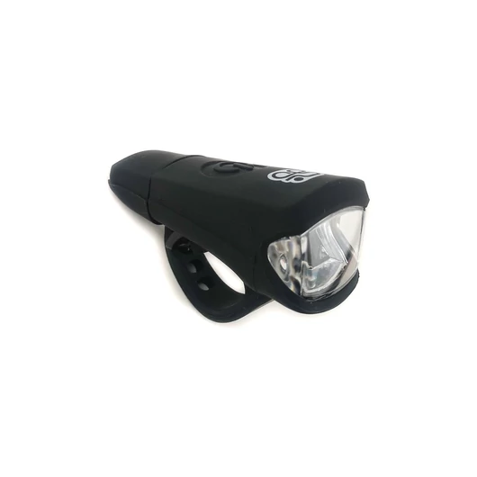 LÁMPA ELSŐ AKKUS 0,5W LED CSEPEL URBAN-F - 10LUX (SZILIKONOS) FEKETE VILÁGÍTÁS