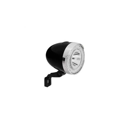 LÁMPA ELSŐ ELEMES 0,5W LED CSEPEL - RETRO KICSI (TARTÓVAL) FEKETE VILÁGÍTÁS