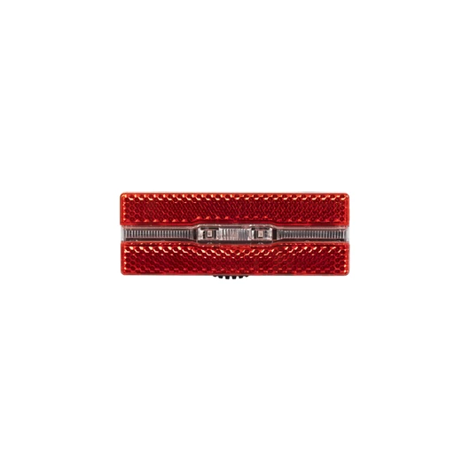 LÁMPA HÁTSÓ ELEMES 2 LED CSOMAGTARTÓRA (50-80 MM) - M-WAVE HELIOS PIROS VILÁGÍTÁS