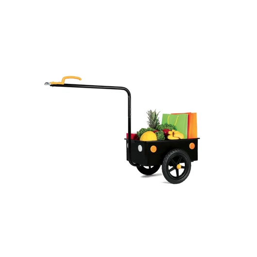 UTÁNFUTÓ TEHERSZÁLLITÓ DOBOZ BELLELLI MINI - 12" / 40L (MAX 31KG) FEKETE KERÉKPÁR SZÁLLÍTÓ
