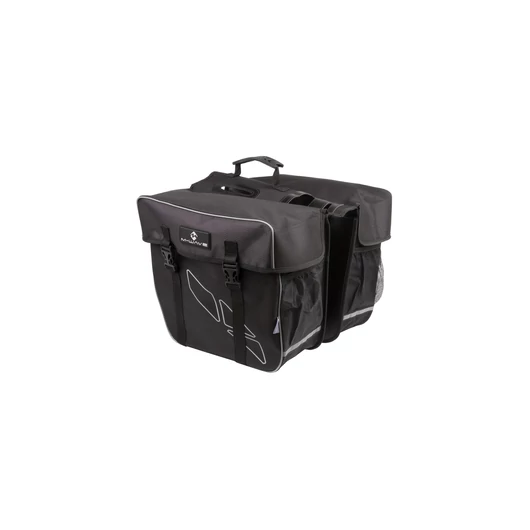 TÁSKA TÚRA 2 RÉSZES 30L M-WAVE AMSTERDAM DOUBLE FEKETE / SZÜRKE TÁSKA
