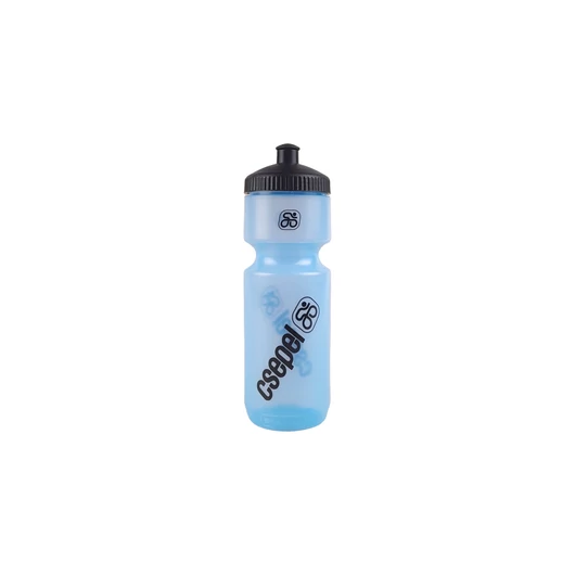 KULACS MŰANYAG 750ML CSEPEL - TRANSZPARENS KÉK (BPA MENTES) FEKETE KULACS