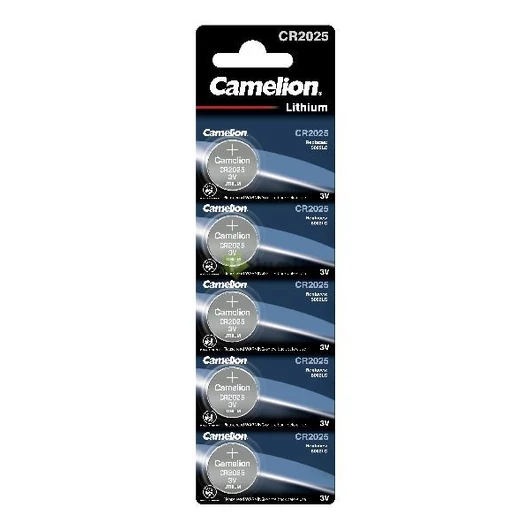 ELEM GOMB CAMELION CR2025 3V TARTOS LI 5DB/BLISZTE KIEGÉSZÍTŐK