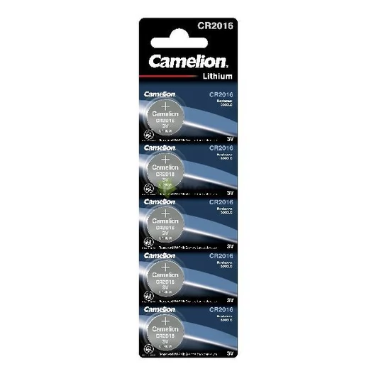 ELEM GOMB CAMELION CR2016 LI 5DB/BLISZTER KIEGÉSZÍTŐK