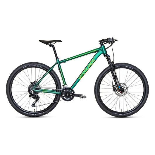 WOODLANDS PRO CUES 27,5/20 MOUNTAIN BIKE 2.1 18SP MATT ZÖLD YS7935 MTB KERÉKPÁR