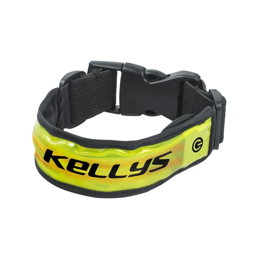 LED-ES FÉNYVISSZAVERŐ KARSZALAG KELLYS SPARKY PRO 3M SCOTCHLITE RUHÁZAT