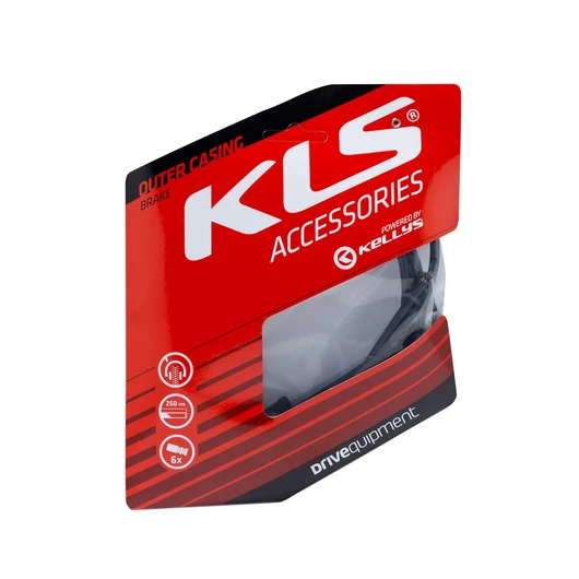 FÉKBOWDEN HÁZ KLS 250 CM, BLACK, 1PC KIEGÉSZÍTŐK