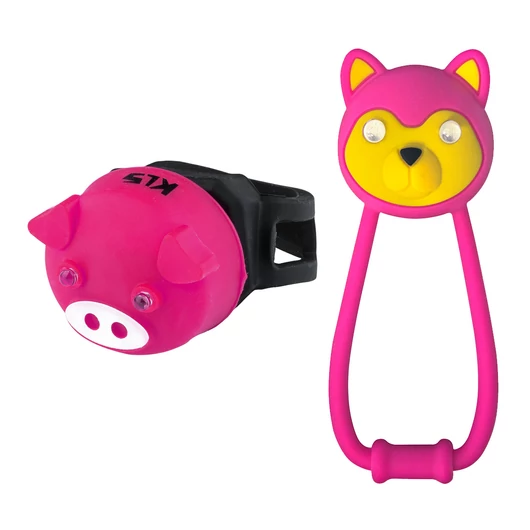 LÁMPA SZETT KLS ANIMAL, MAGENTA VILÁGÍTÁS