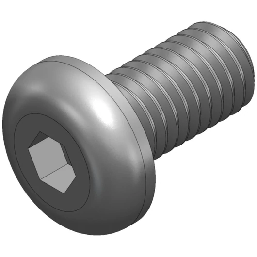 S_1188 - SCREW_ISO 7380_M5X10 BLACK ALKATRÉSZ