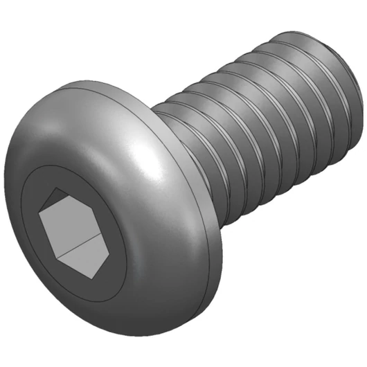 S_1182 - SCREW_ISO 7380_M4X8 BLACK ALKATRÉSZ