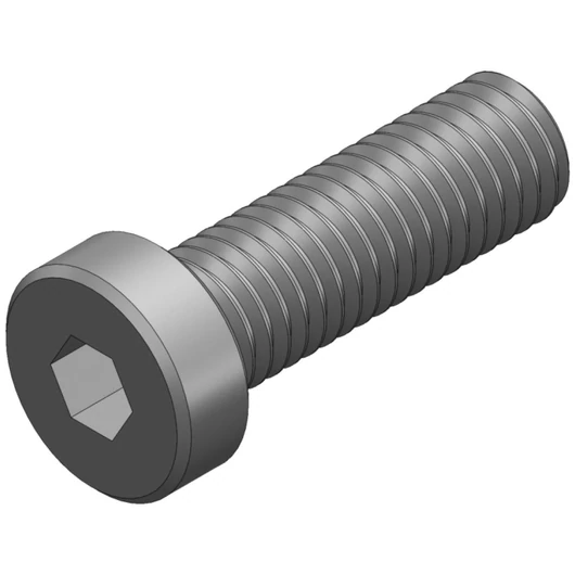 S_1240 - SCREW_DIN 7984_M8X25 BLACK THREAD LOCK ALKATRÉSZ