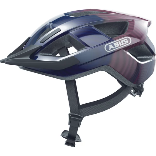 ABUS kerékpáros városi sisak Aduro 3.0, In-Mold, purple waves M (52-58 cm) SISAK