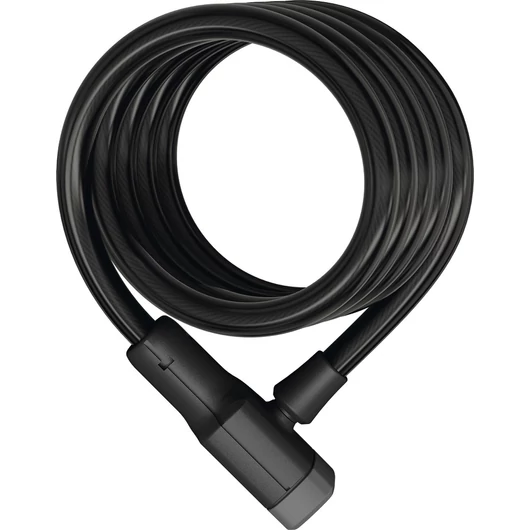 ABUS spirál lakat Booster 6512K/180/12, fekete LAKAT