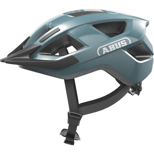 ABUS kerékpáros városi sisak Aduro 3.0 LED, In-Mold, glacier blue L (58-62 cm) SISAK