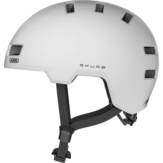ABUS kerékpáros városi sisak Skurb, ABS, pearl white, S (52-56 cm) SISAK