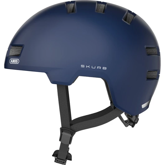 ABUS kerékpáros városi sisak Skurb, ABS, midnight blue, S (52-56 cm) SISAK