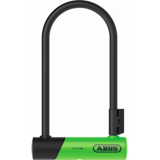 ABUS U-lakat Ultra 410K/170 HB230, SH tartóval, zöld LAKAT