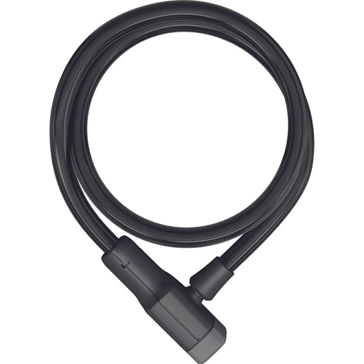 ABUS kábel lakat Racer 6412K/85, fekete (13406 cikkszámú - 6415K/85/15 BK helyettesítő) LAKAT