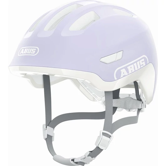 ABUS kerékpáros gyerek sisak Smiley 3.0 ACE LED, In-Mold, pure lavender, M (50-55 cm) SISAK