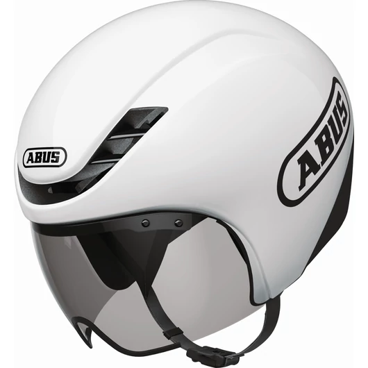 ABUS kerékpáros időfutam sisak GameChanger TT 1.1, In-Mold, shiny white, M (54-58 cm) SISAK