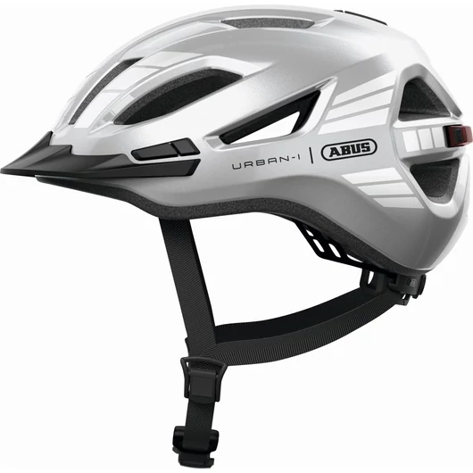ABUS kerékpáros városi sisak Urban-I 4.0, In-Mold, signal silver, M (54-58 cm) SISAK