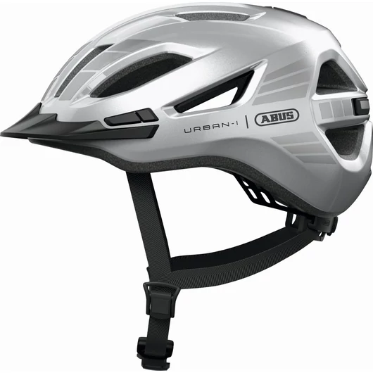 ABUS kerékpáros városi sisak Urban-I 4.0 LR, In-Mold, signal silver, M (54-58 cm) SISAK