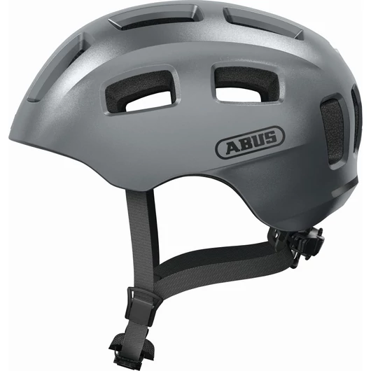 ABUS kerékpáros gyerek sisak Youn-I 2.0, In-Mold, graphite silver, S (48-54 cm) SISAK