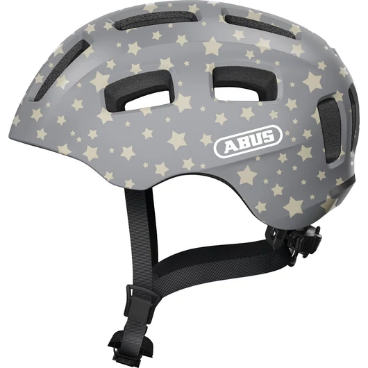 ABUS kerékpáros gyerek sisak Youn-I 2.0, In-Mold, grey star, M (52-57 cm) SISAK