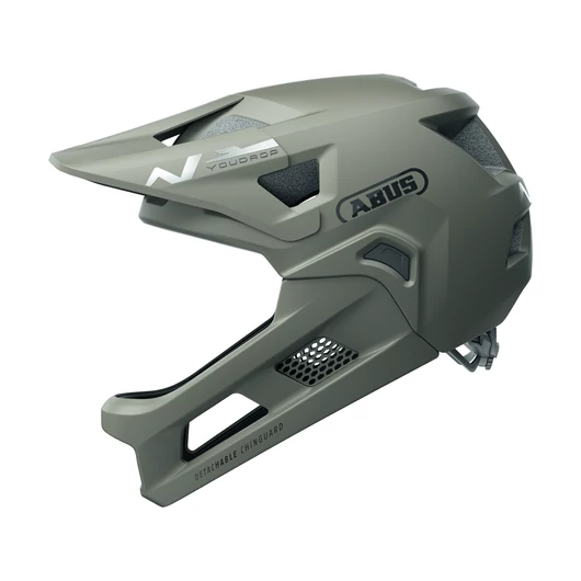 ABUS kerékpáros gyerek sisak Youdrop FF, dust grey S (48-55 cm) SISAK