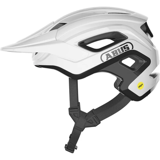 ABUS kerékpáros sport sisak Cliffhanger MIPS, In-Mold, shiny white, L (57-61 cm) SISAK