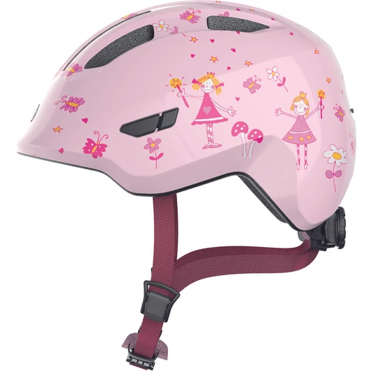 ABUS kerékpáros gyerek sisak Smiley 3.0, In-Mold, rose princess, M (50-55 cm) SISAK