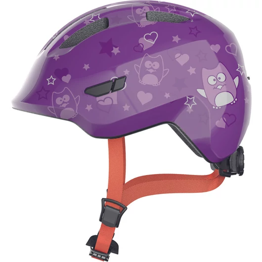 ABUS kerékpáros gyerek sisak Smiley 3.0, In-Mold, purple star, S (45-50 cm) SISAK