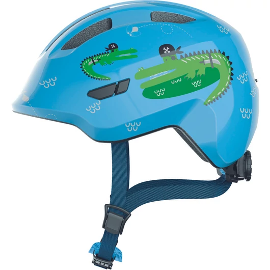 ABUS kerékpáros gyerek sisak Smiley 3.0, In-Mold, blue croco, S (45-50 cm) SISAK