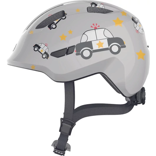 ABUS kerékpáros gyerek sisak Smiley 3.0, In-Mold, grey police, M (50-55 cm) SISAK
