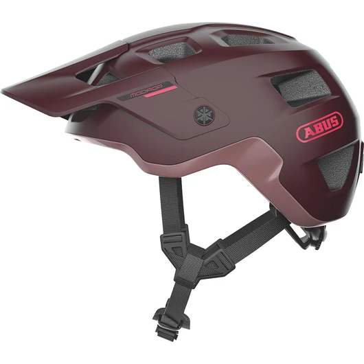 ABUS kerékpáros sport sisak MoDrop, In-Mold, wildberry red, M (54-58 cm) SISAK