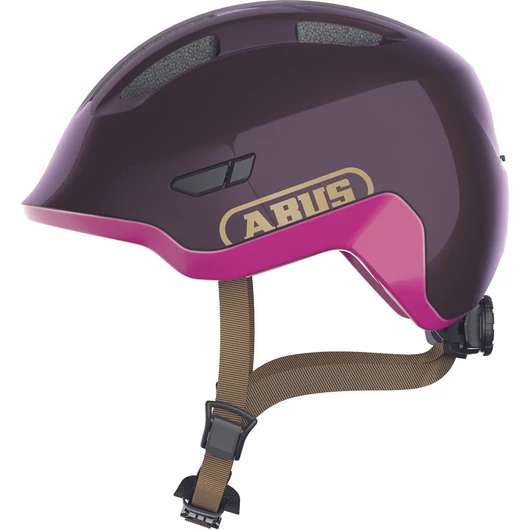 ABUS kerékpáros gyerek sisak Smiley 3.0 ACE LED, In-Mold, royal purple, S (45-50 cm) SISAK