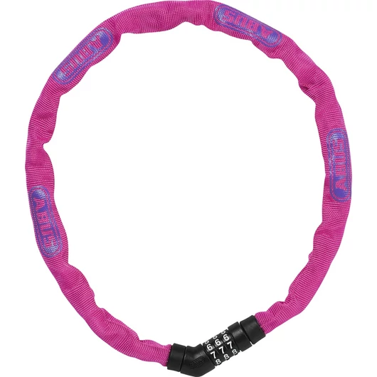 ABUS láncos lakat számzárral Steel-O-Chain 4804C/75, pink LAKAT