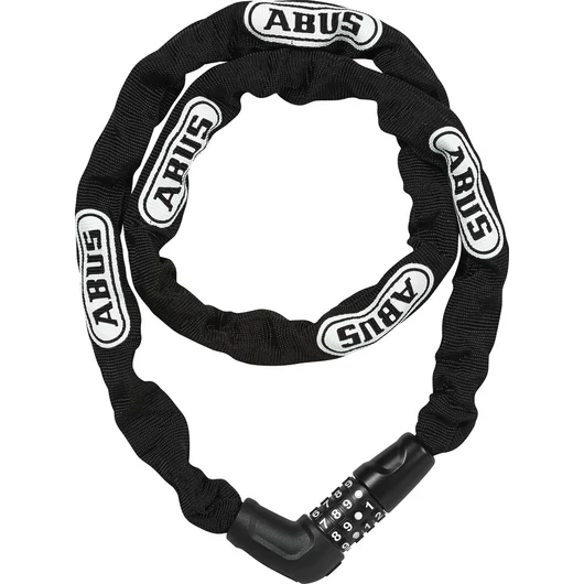 ABUS láncos lakat számzárral Steel-O-Chain 5805C/110, fekete LAKAT